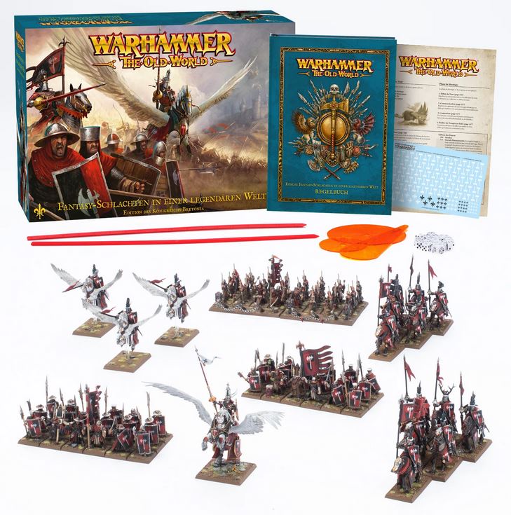 Warhammer The Old World Kingdom of Bretonnia Starter Set DE GW Classic Fantasy