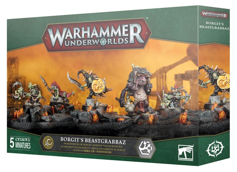 Warhammer Underworlds Borgit's Beastgrabbaz Games Workshop Warband AoS