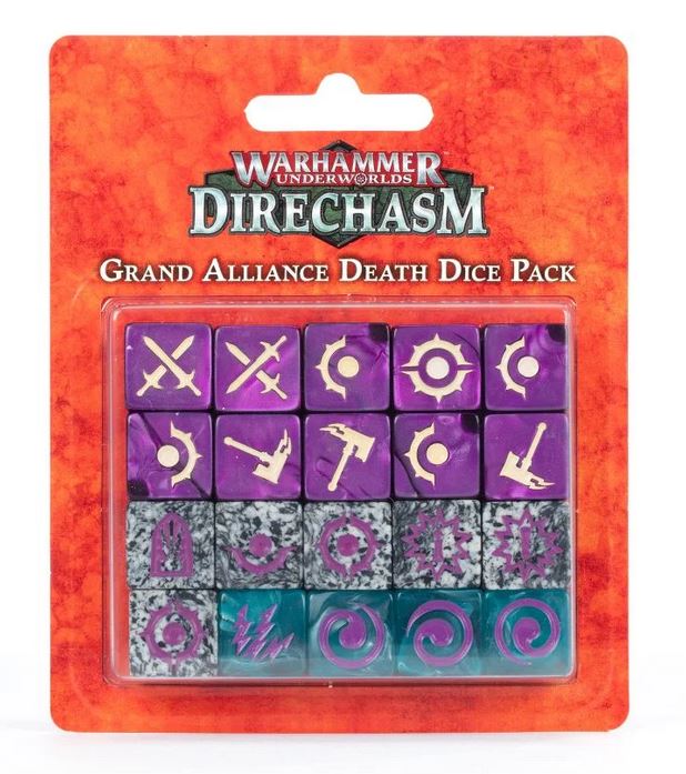 Warhammer Underworlds Grand Alliance Death Dice Pack GW Nightvault Beastgrave