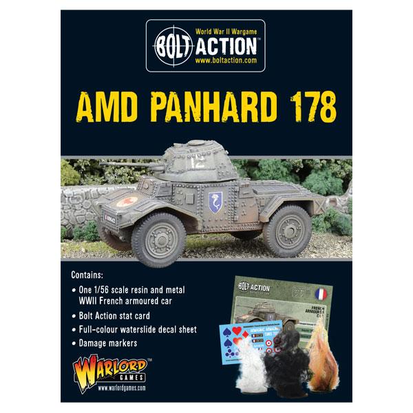 Warlord French AMD Panhard 178 Armoured Car 28mm Bolt Action France armoured Car