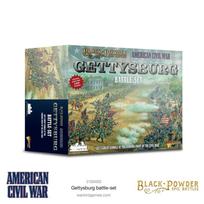 Warlord Games Black Powder Epic Battles American Civil War Gettysburg Battle Set