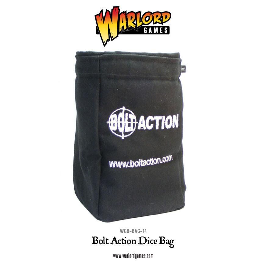 Warlord Games Bolt Action Dice Bag Würfelbeutel für Order Dice Beutel schwarz