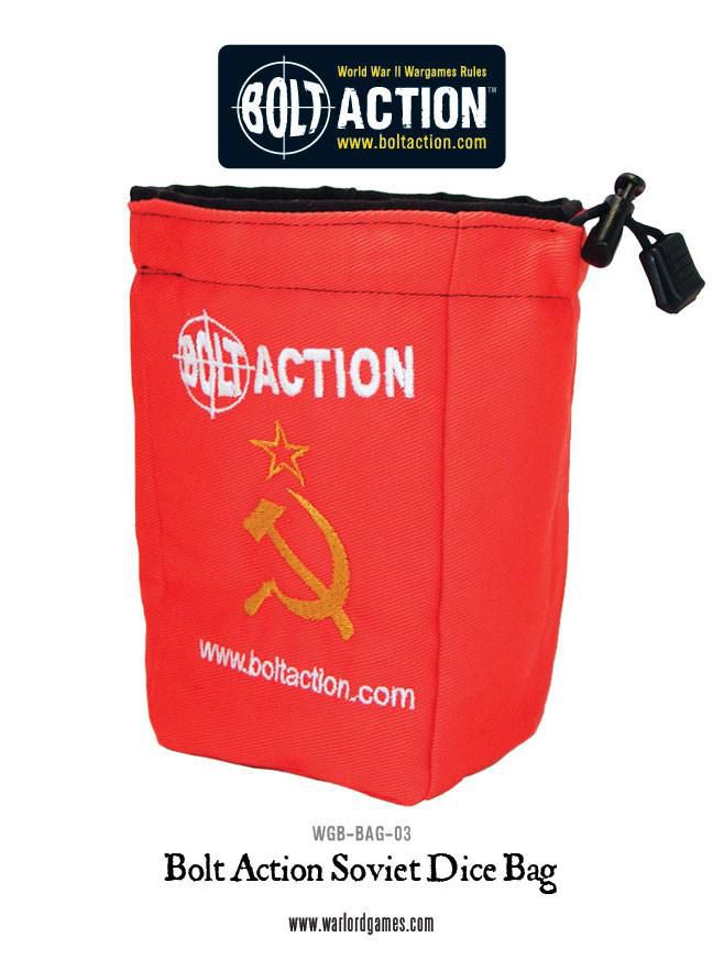 Warlord Games Bolt Action Soviet Army Dice Bag Würfelbeutel für Order Dice