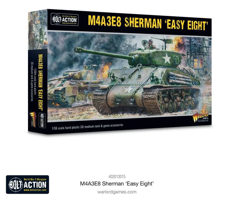 Warlord Games M4A3E8 Sherman Easy Eight Tank 28mm Vereinigte Staaten WWII Briten