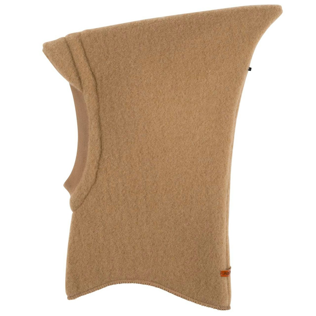 Warme Schlupfmütze mit Schirm dunkel sand-beige 51 Warme Schlupfmütze mit Schirm dunkel sand-beige 51