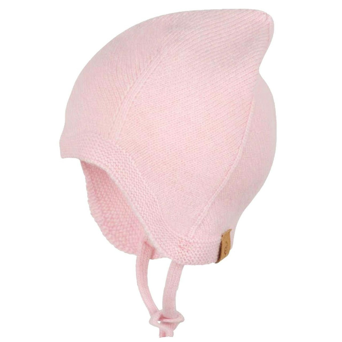 Warme Strickmütze Merinowolle Kaschmir Mix rosa 41/43 Warme Strickmütze Merinowolle Kaschmir Mix rosa 41/43