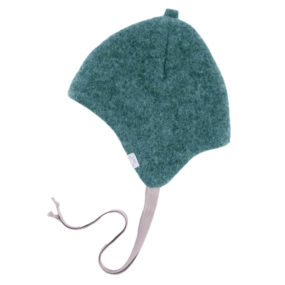 Warme Wollfleece Bindemütze SAGEGREEN 43/45 Warme Wollfleece Bindemütze SAGEGREEN 43/45