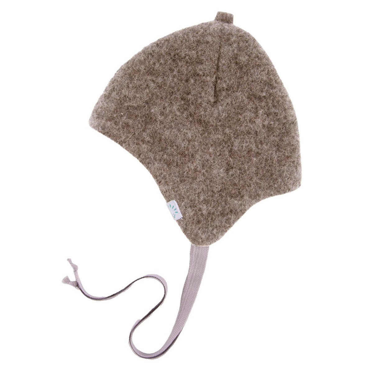 Warme Wollfleece Bindemütze beige 39/41 Warme Wollfleece Bindemütze beige 39/41