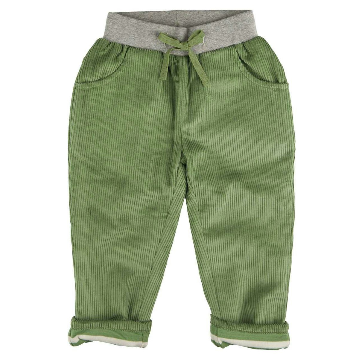 Warme gefütterte Cordhose grün 122 Warme gefütterte Cordhose grün 122