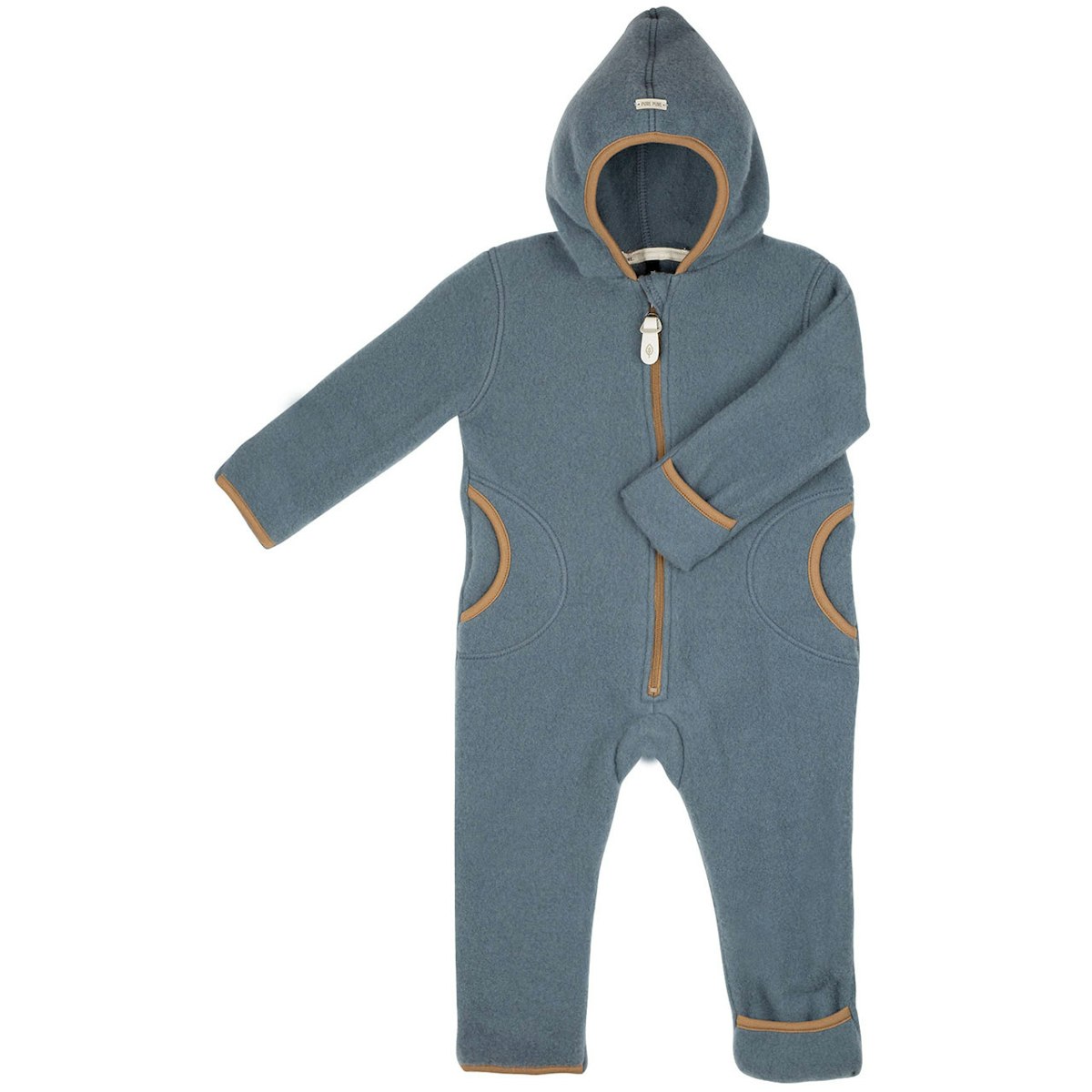 Warmer Fleece Overall Schurwolle blau 74/80 Warmer Fleece Overall Schurwolle blau 74/80