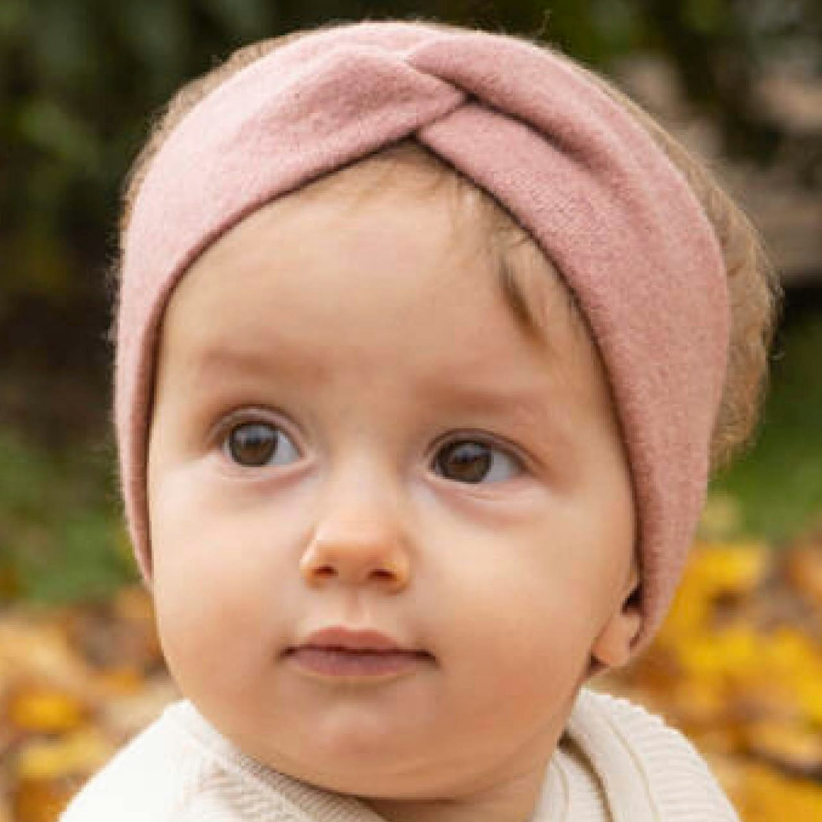 Warmes Stirnband Wolle rosa 54/58 Warmes Stirnband Wolle rosa 54/58