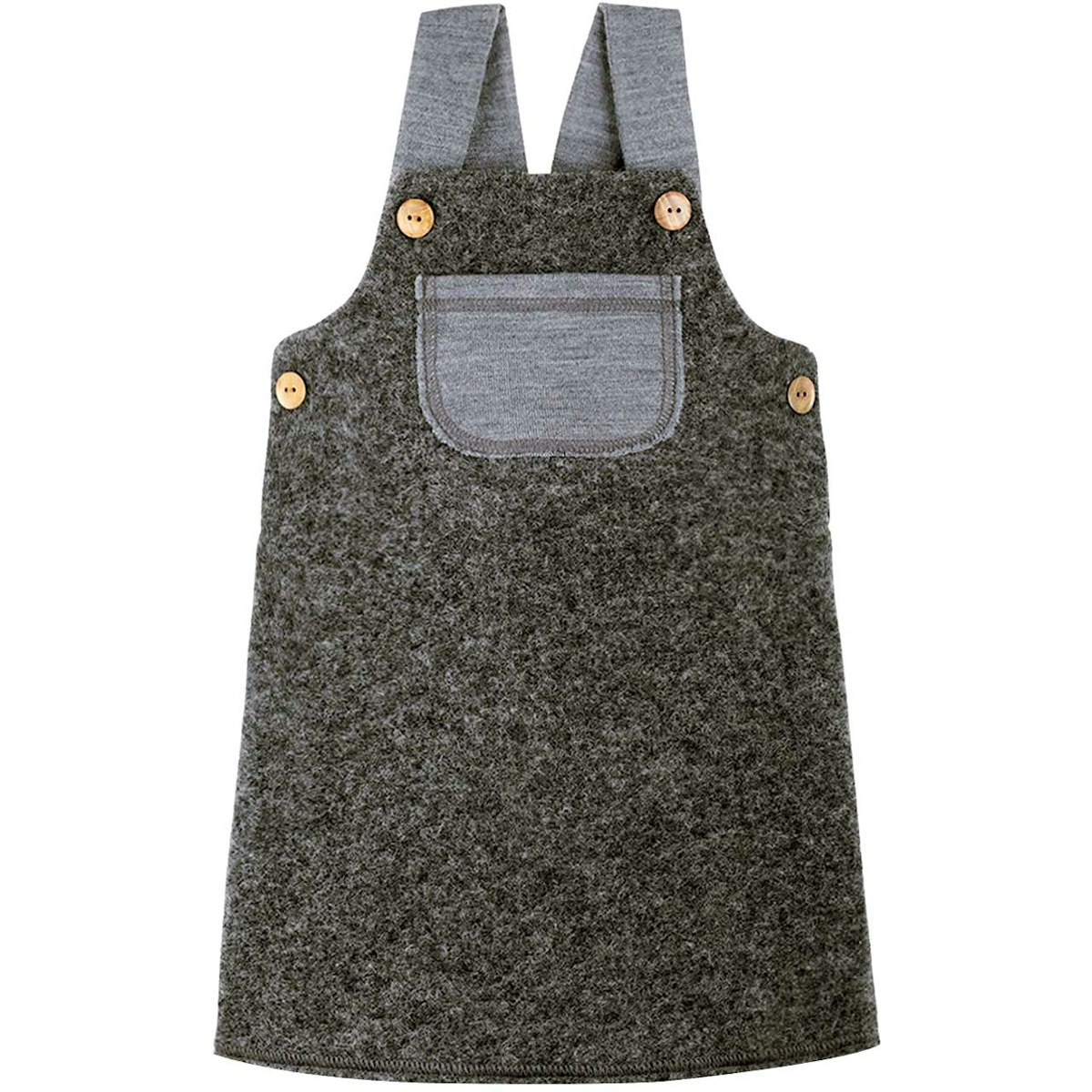 Warmes Walk Trägerkleid grau 122/128 Warmes Walk Trägerkleid grau 122/128