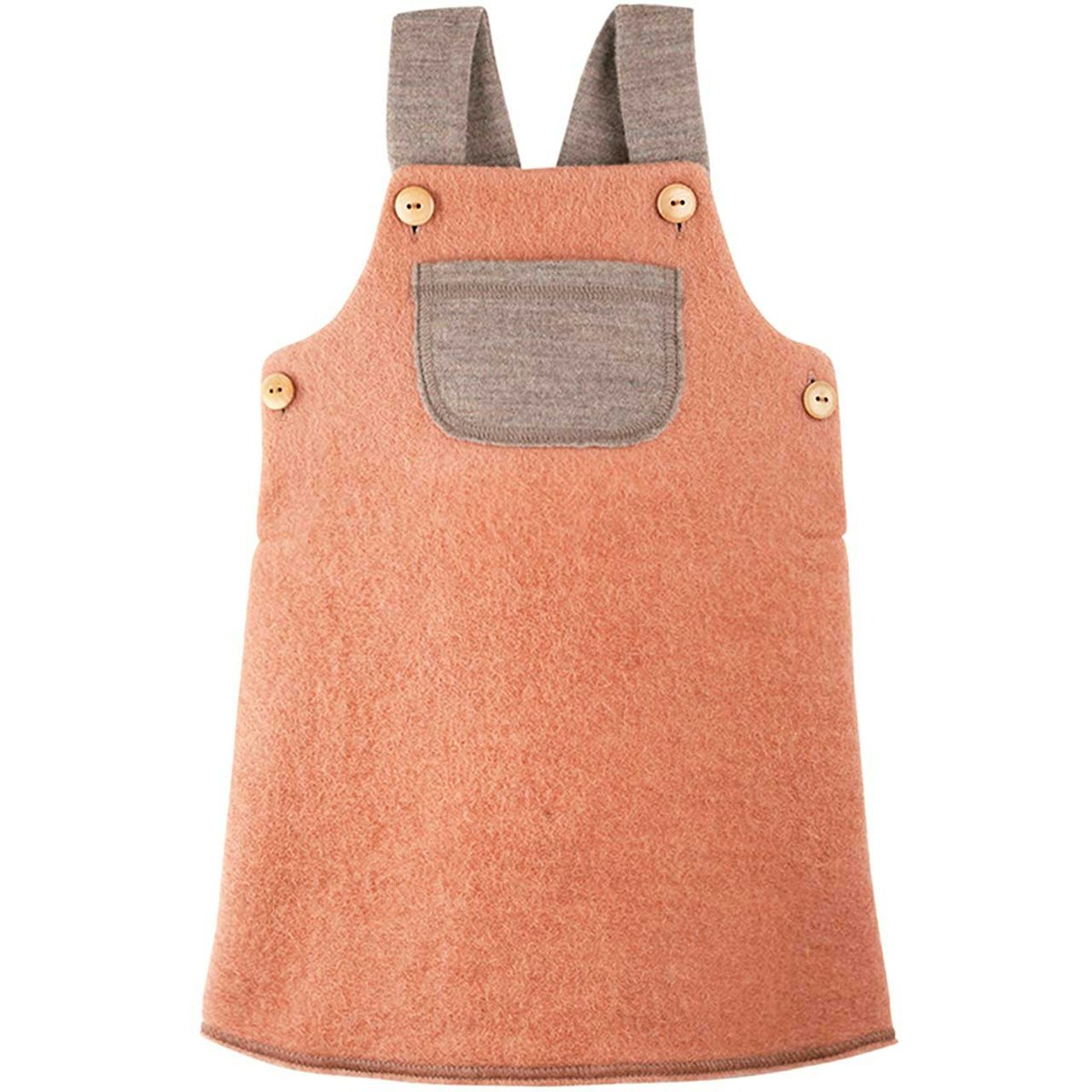 Warmes Walk Trägerkleid pfirsich 122/128 Warmes Walk Trägerkleid pfirsich 122/128