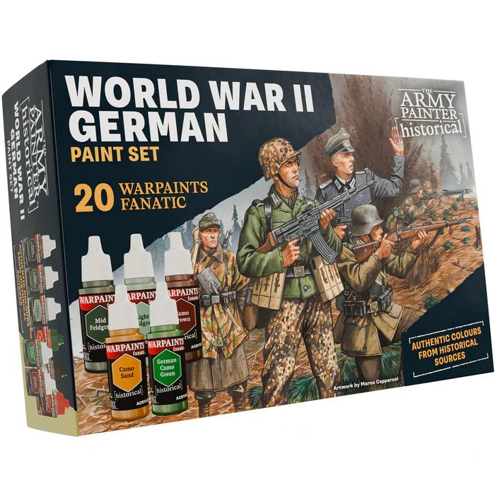 Warpaints Fanatic Historical WWII German Paint Set Army Painter Farben WP8083 Warpaints Fanatic Historical WWII German Paint Set Army Painter Farben WP8083