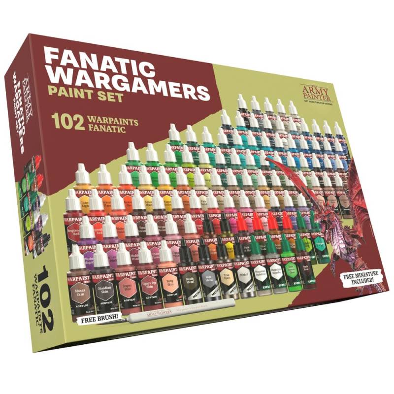 Warpaints Fanatic Wargamers Paint Set Army Painter Farben WP8073