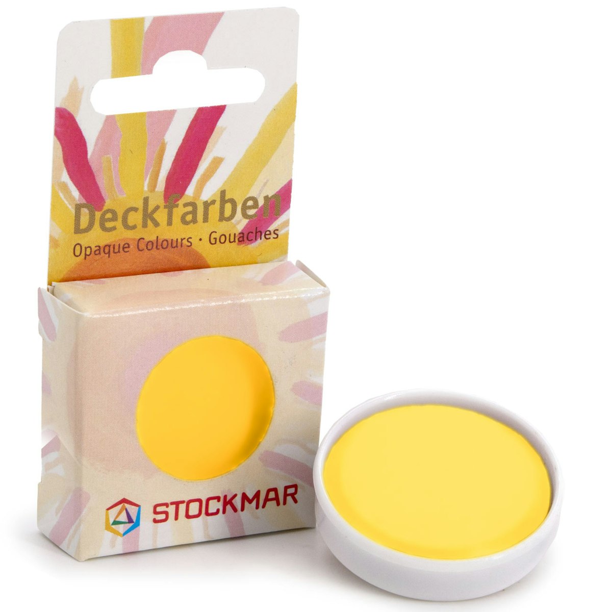 Wasserfarbe Farbnapf Zitronengelb Wasserfarbe Farbnapf Zitronengelb