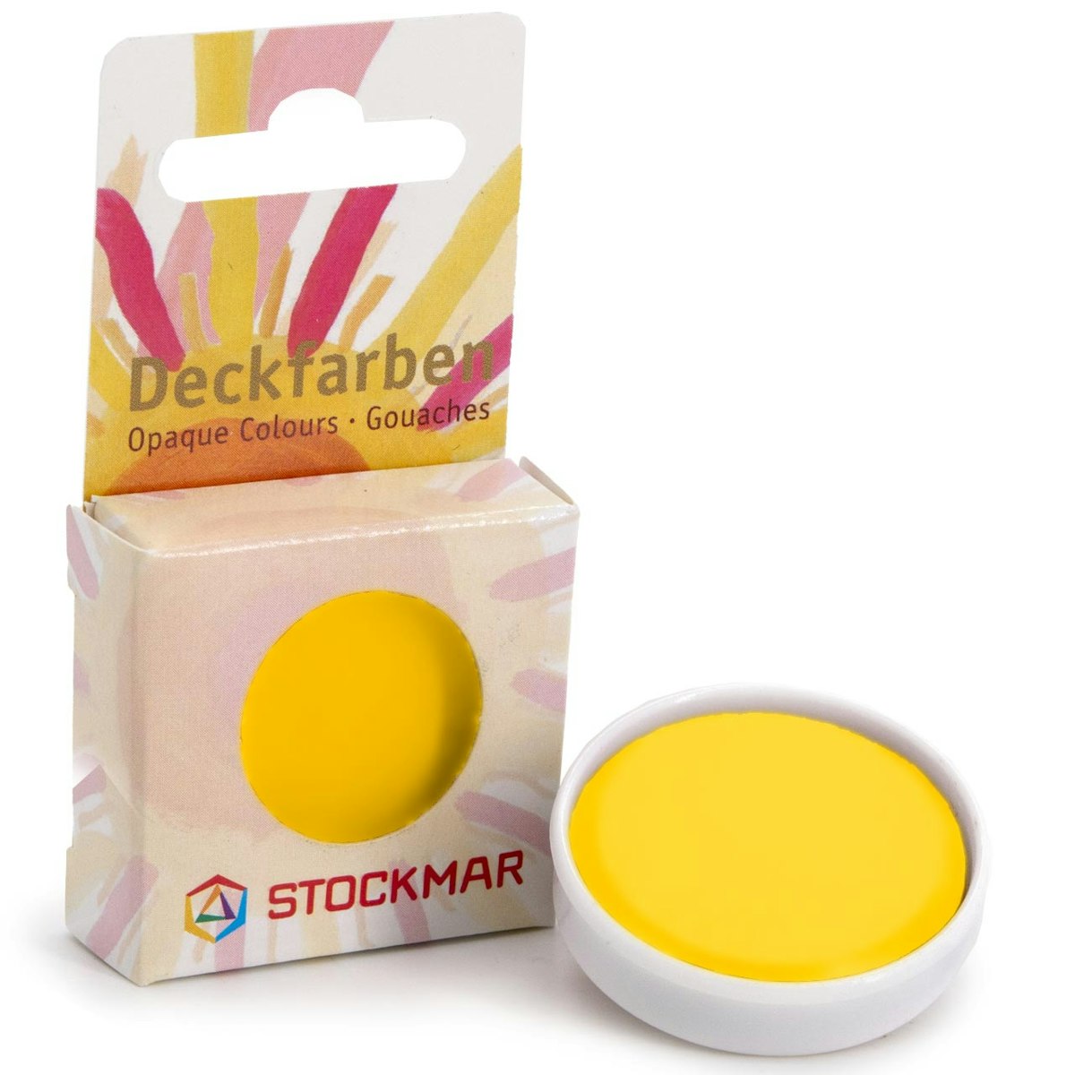 Wasserfarbe Farbnapf goldgelb Wasserfarbe Farbnapf goldgelb