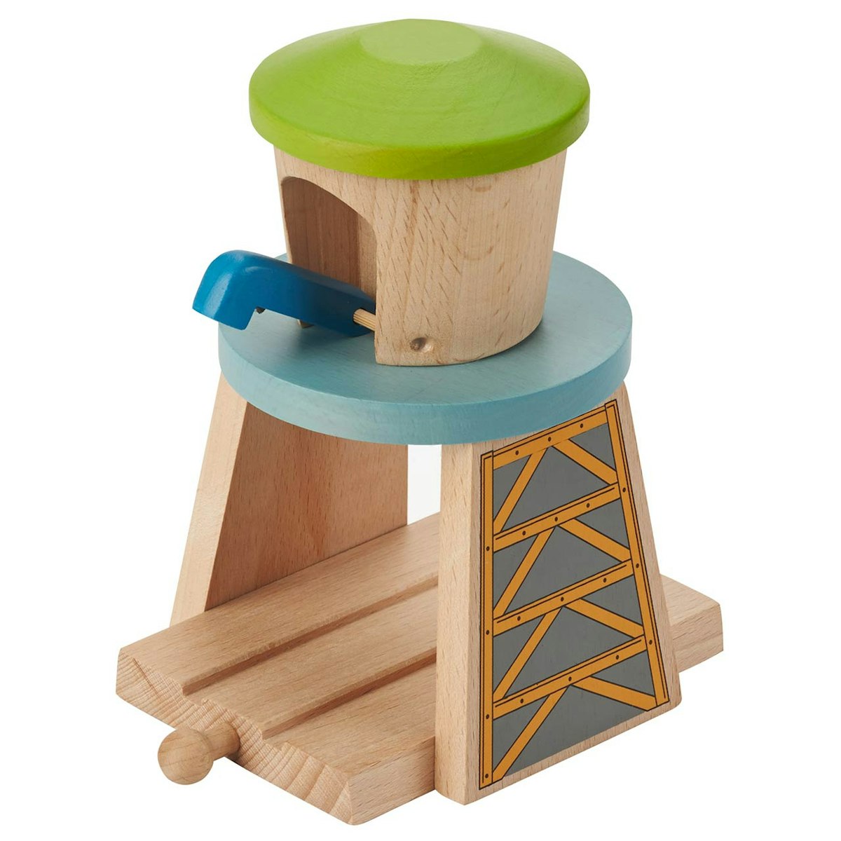 Wasserturm mit Kran - Zubehör Holzeisenbahn Wasserturm mit Kran - Zubehör Holzeisenbahn