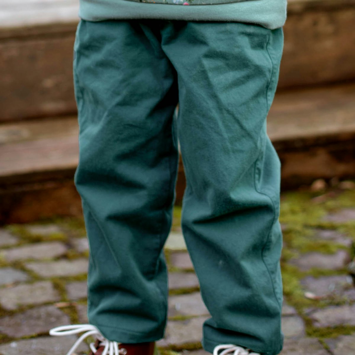 Webhose elastischer Bund smaragdgrün gefüttert 116 Webhose elastischer Bund smaragdgrün gefüttert 116