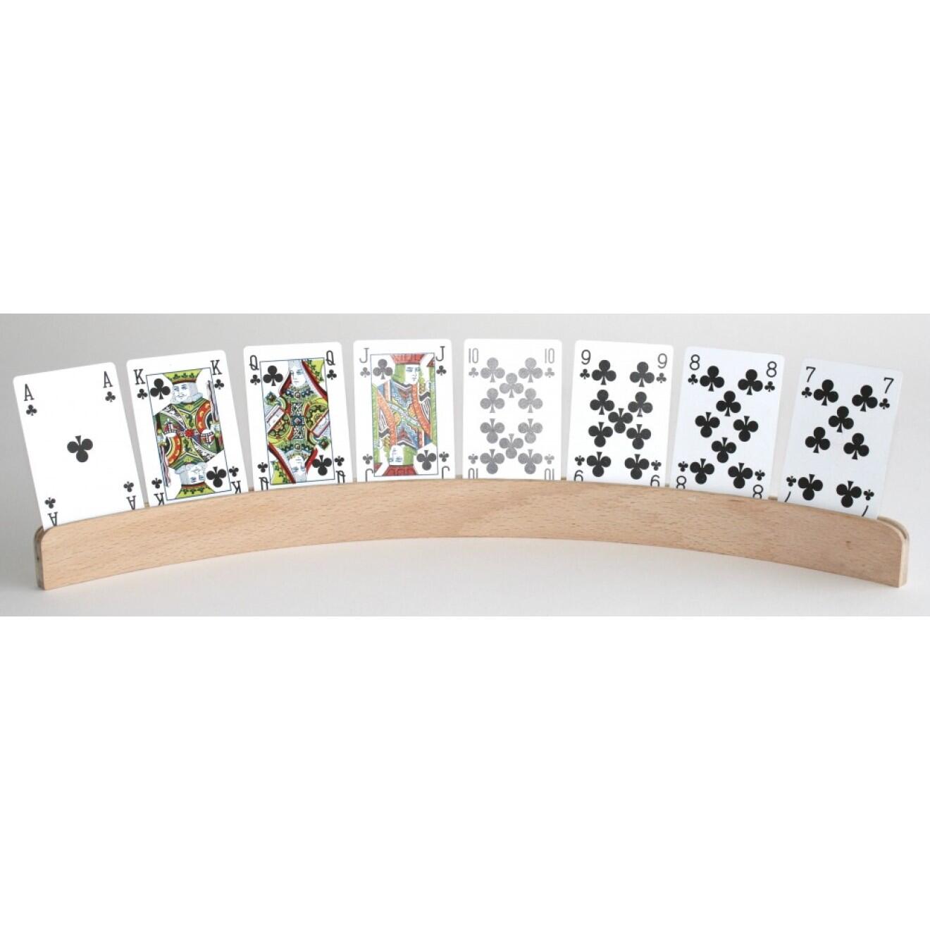 Weible Spiele - ENGELHART Spielkartenhalter Holz 35 cm Weible Spiele - ENGELHART Spielkartenhalter Holz 35 cm
