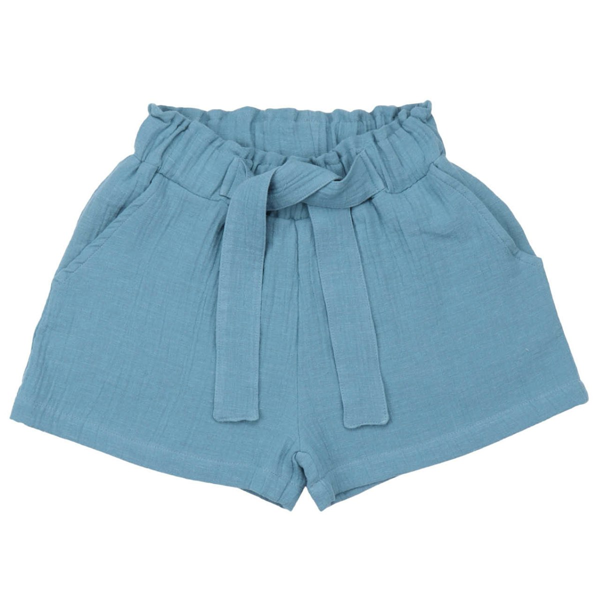 Weiche Musselin Shorts blau-grün 128 Weiche Musselin Shorts blau-grün 128