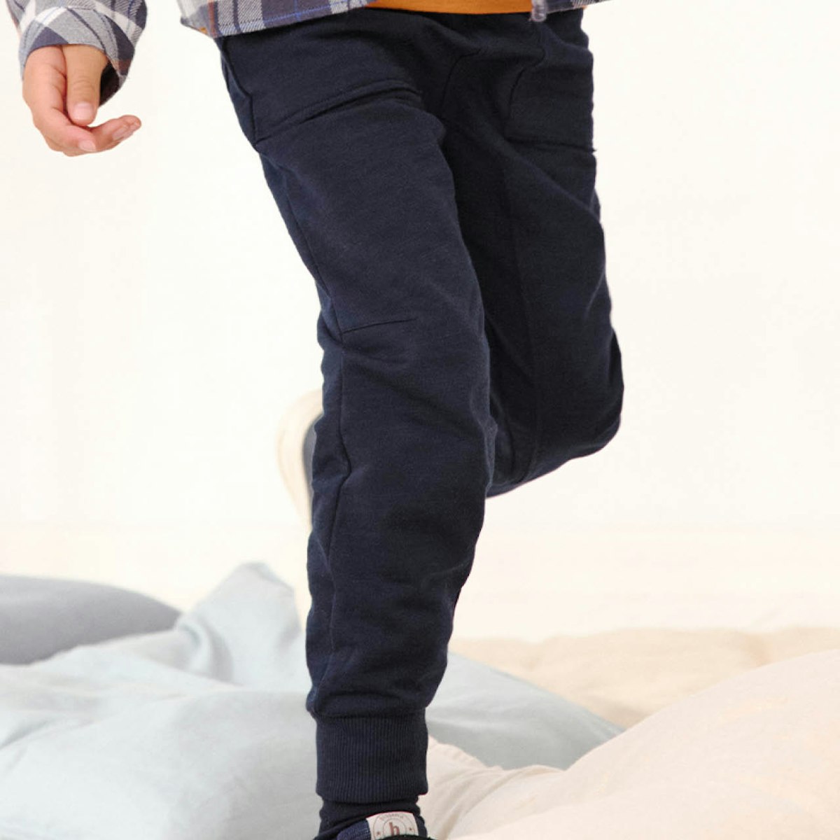 Weiche Sweat Jogginghose dunkelblau 110 Weiche Sweat Jogginghose dunkelblau 110