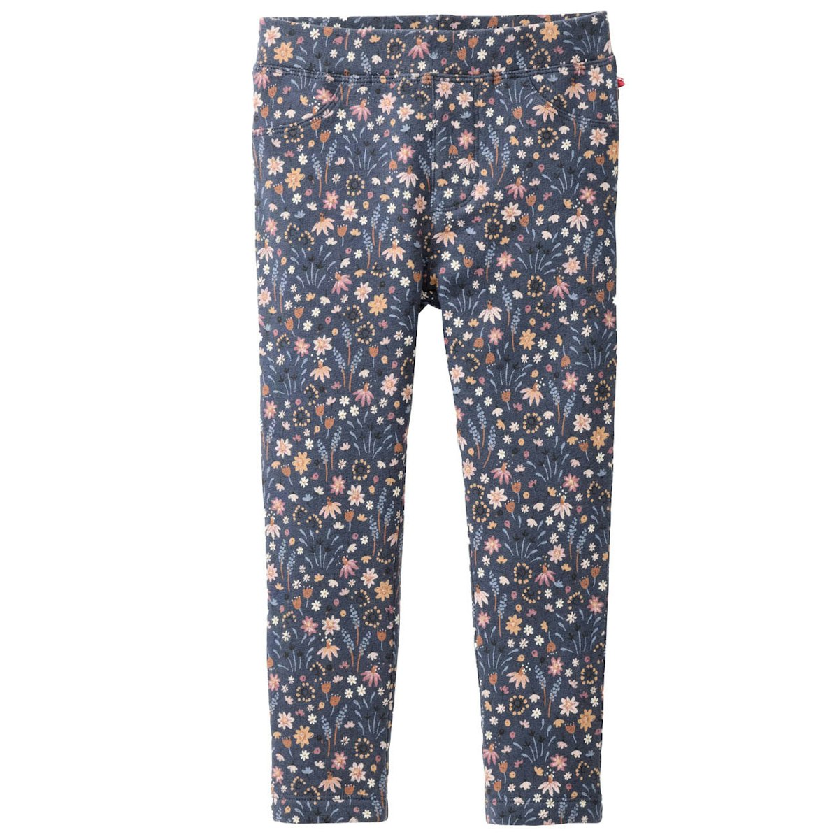Weiche Sweat Treggings Blümchen indigoblau 134 Weiche Sweat Treggings Blümchen indigoblau 134