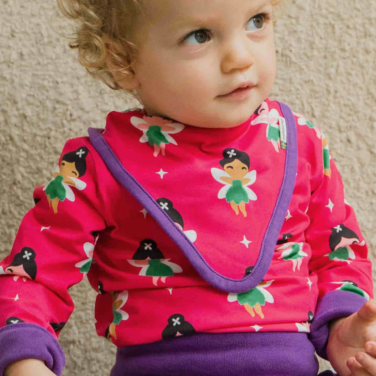 Weiches Langarmshirt Feen pink 110/116 Weiches Langarmshirt Feen pink 110/116