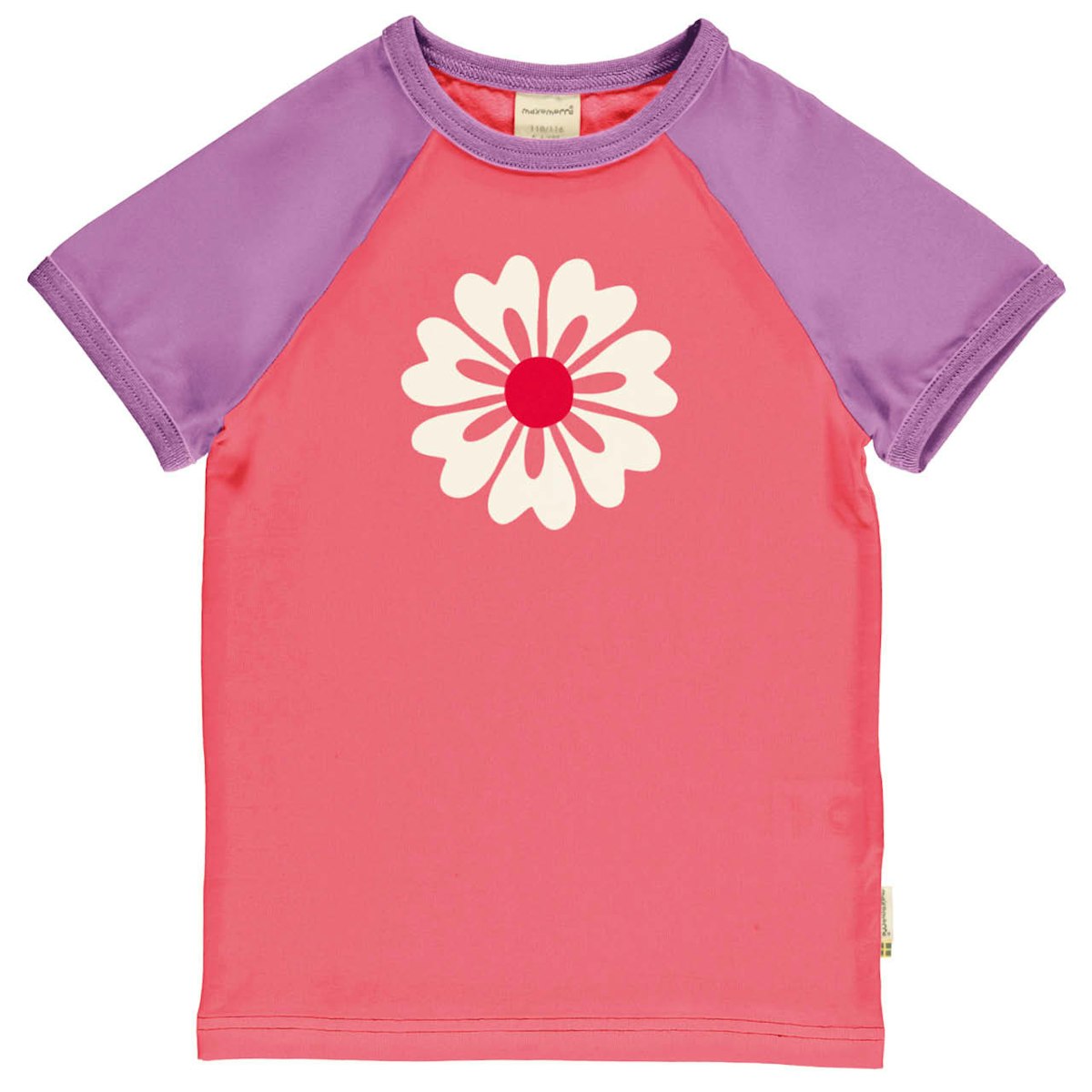 Weiches Raglan T-Shirt Blume pink 122/128 Weiches Raglan T-Shirt Blume pink 122/128