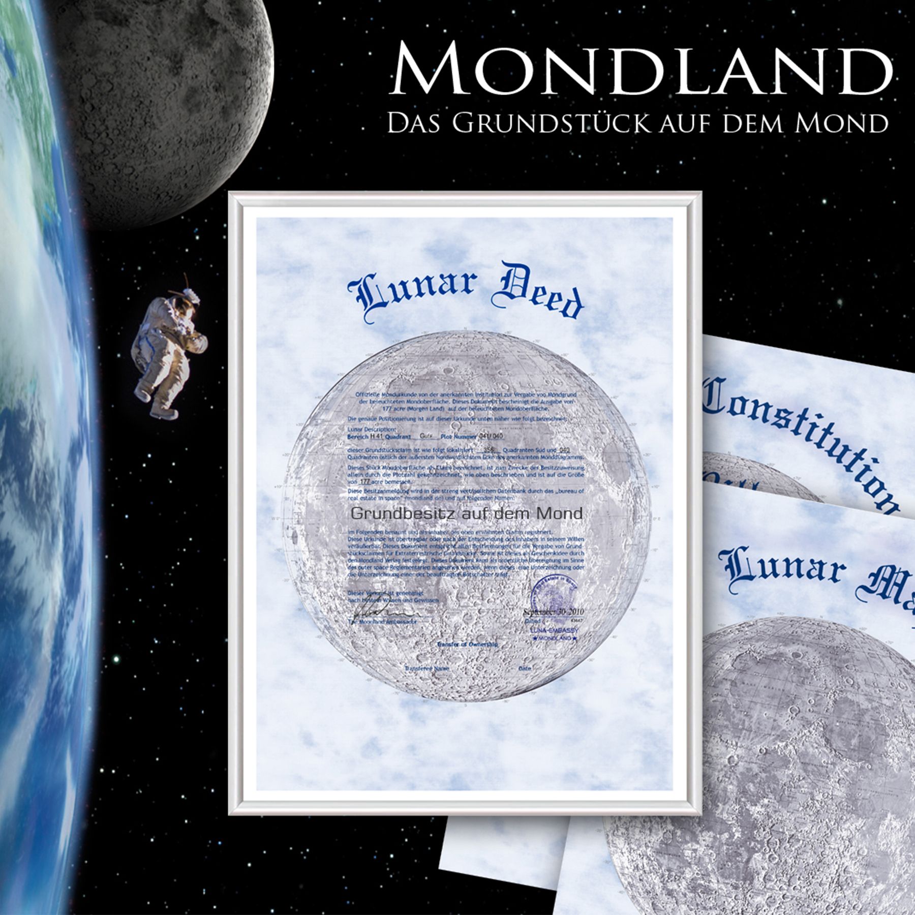 Mond-Grundstück von Monsterzeug