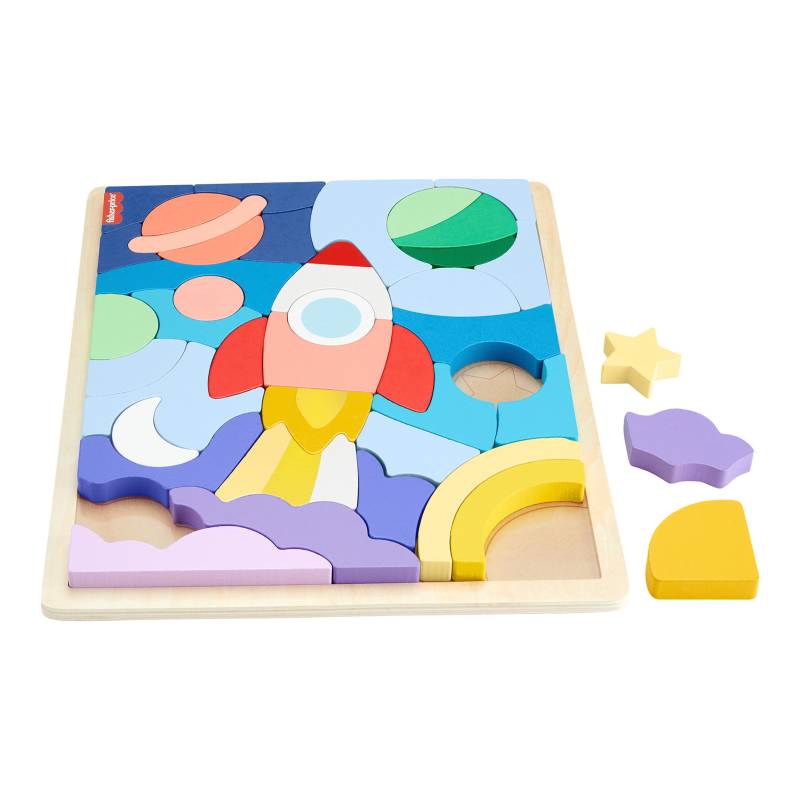 Fisher-Price Weltraum-Puzzle aus Holz von Fisher-Price