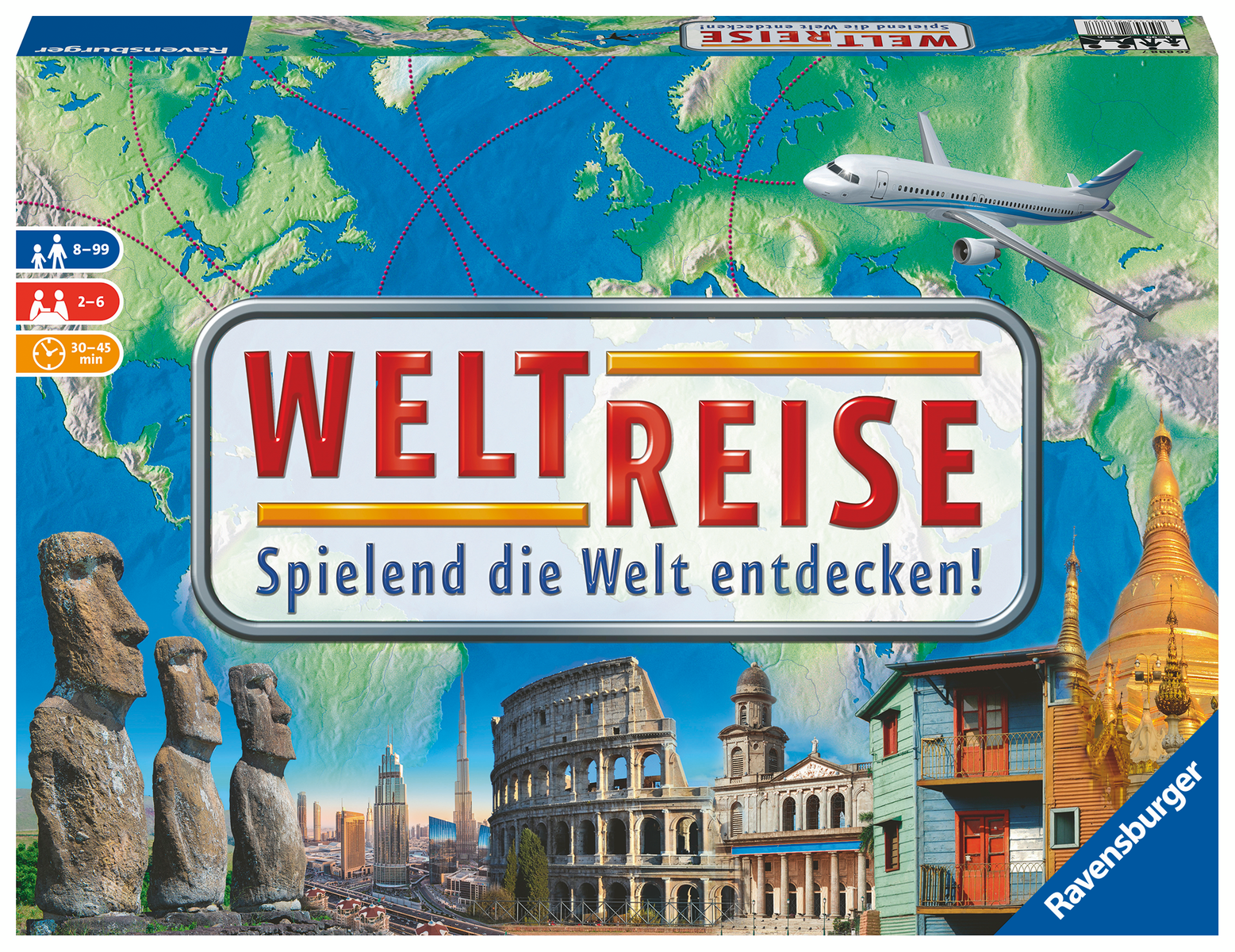Weltreise - Gesellschaftsspiel & Brettspiel ab 8 Jahre Weltreise - Gesellschaftsspiel & Brettspiel ab 8 Jahre