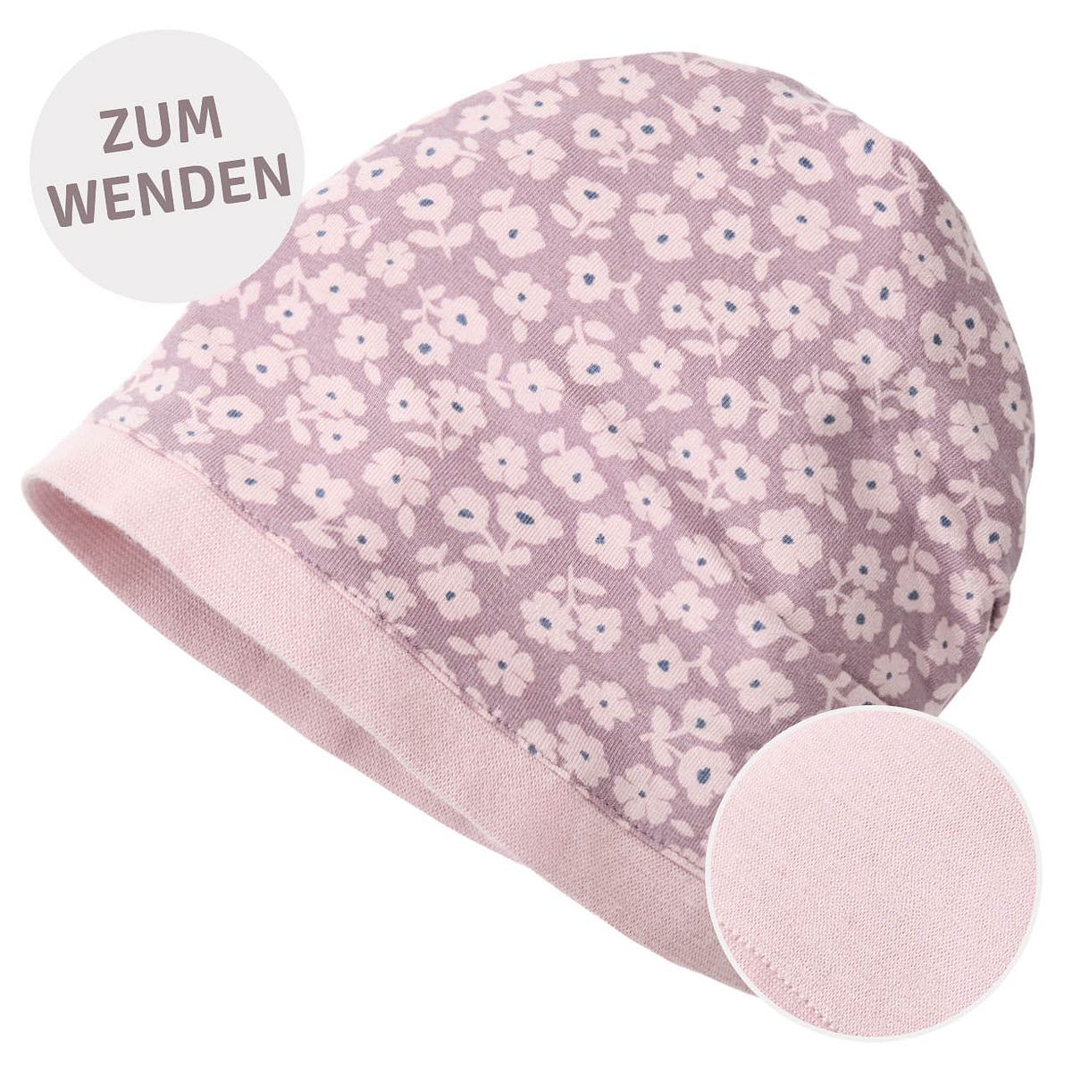 Wende-Beanie Veilchen malve 48/50 Wende-Beanie Veilchen malve 48/50