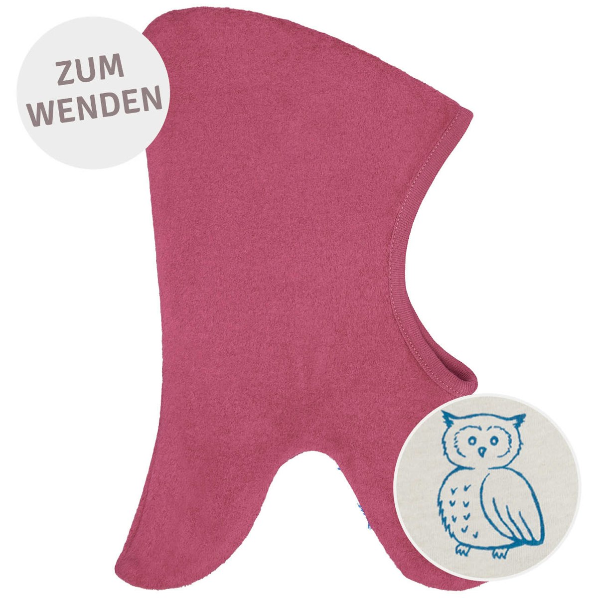 Wende Schlupfmütze Fleece altrosa 110 Wende Schlupfmütze Fleece altrosa 110