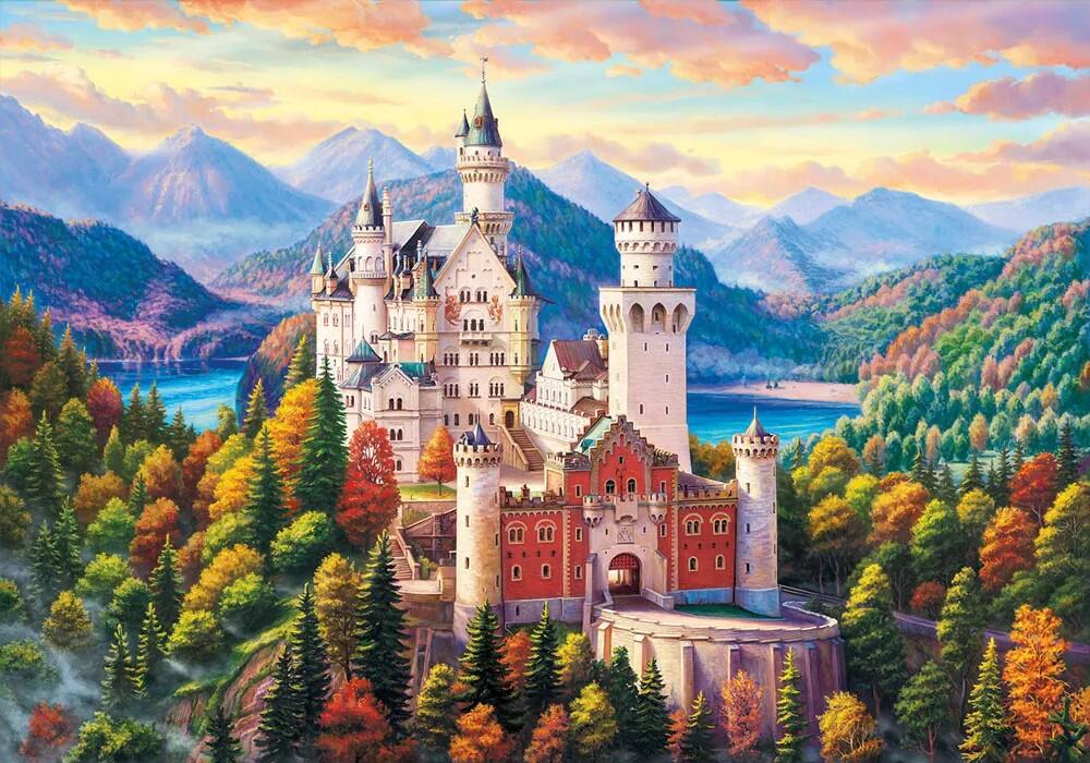 Wentworth Puzzles - Holzpuzzle / 40 Teile / Castle in the Mountains Wentworth Puzzles - Holzpuzzle / 40 Teile / Castle in the Mountains