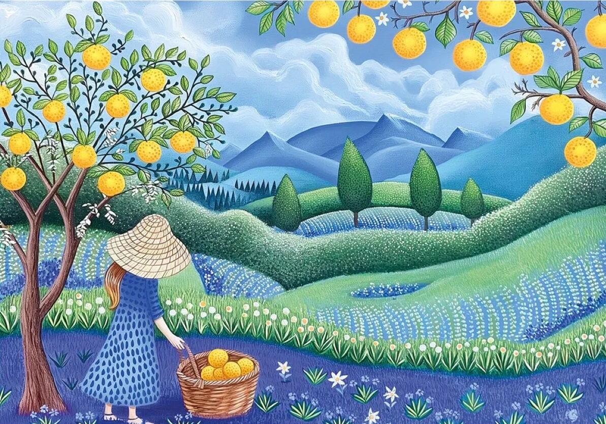 Wentworth Puzzles - Holzpuzzle / 40 Teile / Harvesting Happiness Wentworth Puzzles - Holzpuzzle / 40 Teile / Harvesting Happiness