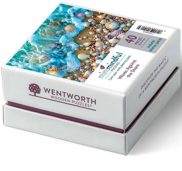 Wentworth Puzzles - Holzpuzzle / 40 Teile / Waves against the Shore Wentworth Puzzles - Holzpuzzle / 40 Teile / Waves against the Shore