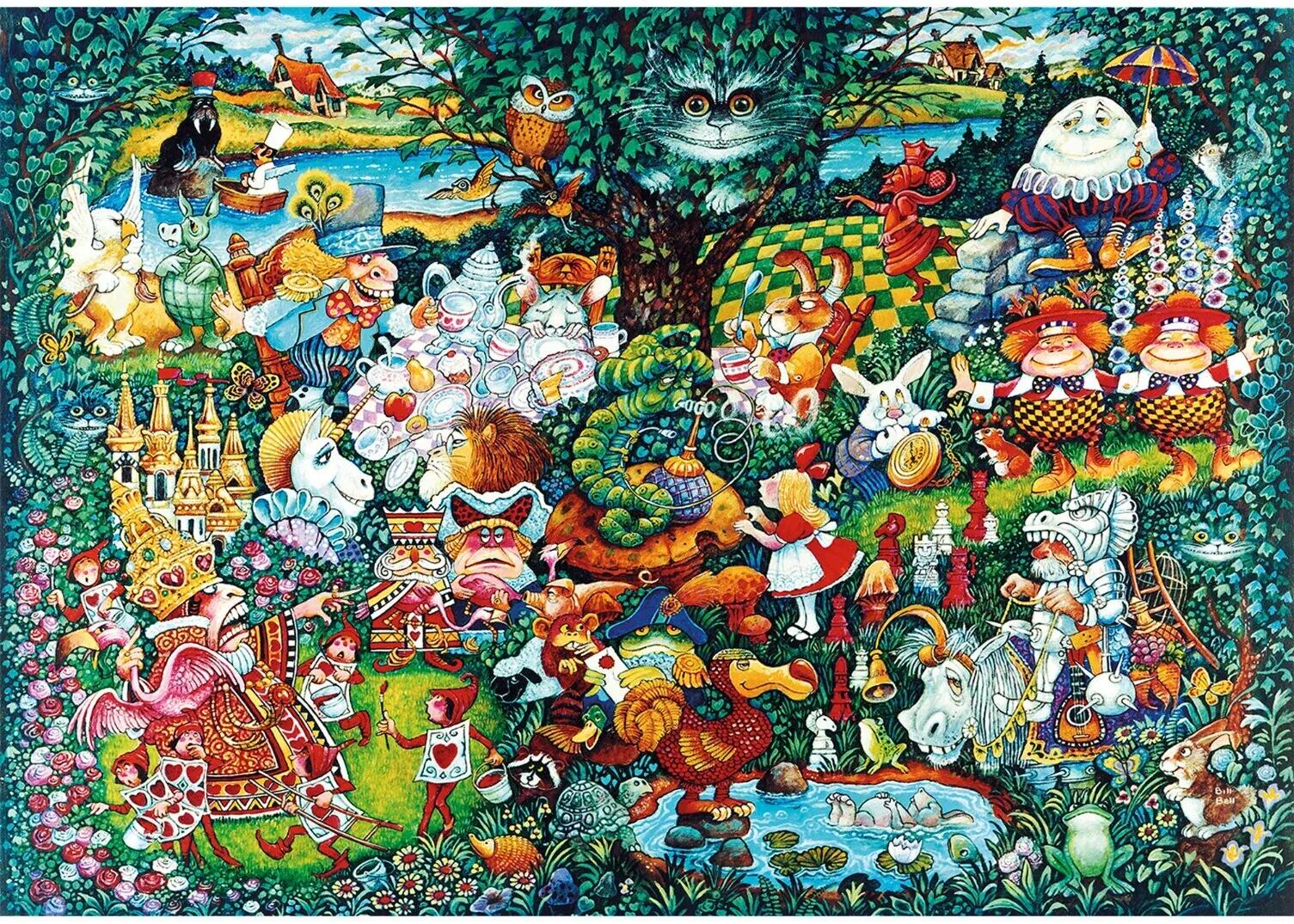 Wentworth Puzzles - Holzpuzzle / 40 Teile / Wonderland / Mini Wentworth Puzzles - Holzpuzzle / 40 Teile / Wonderland / Mini