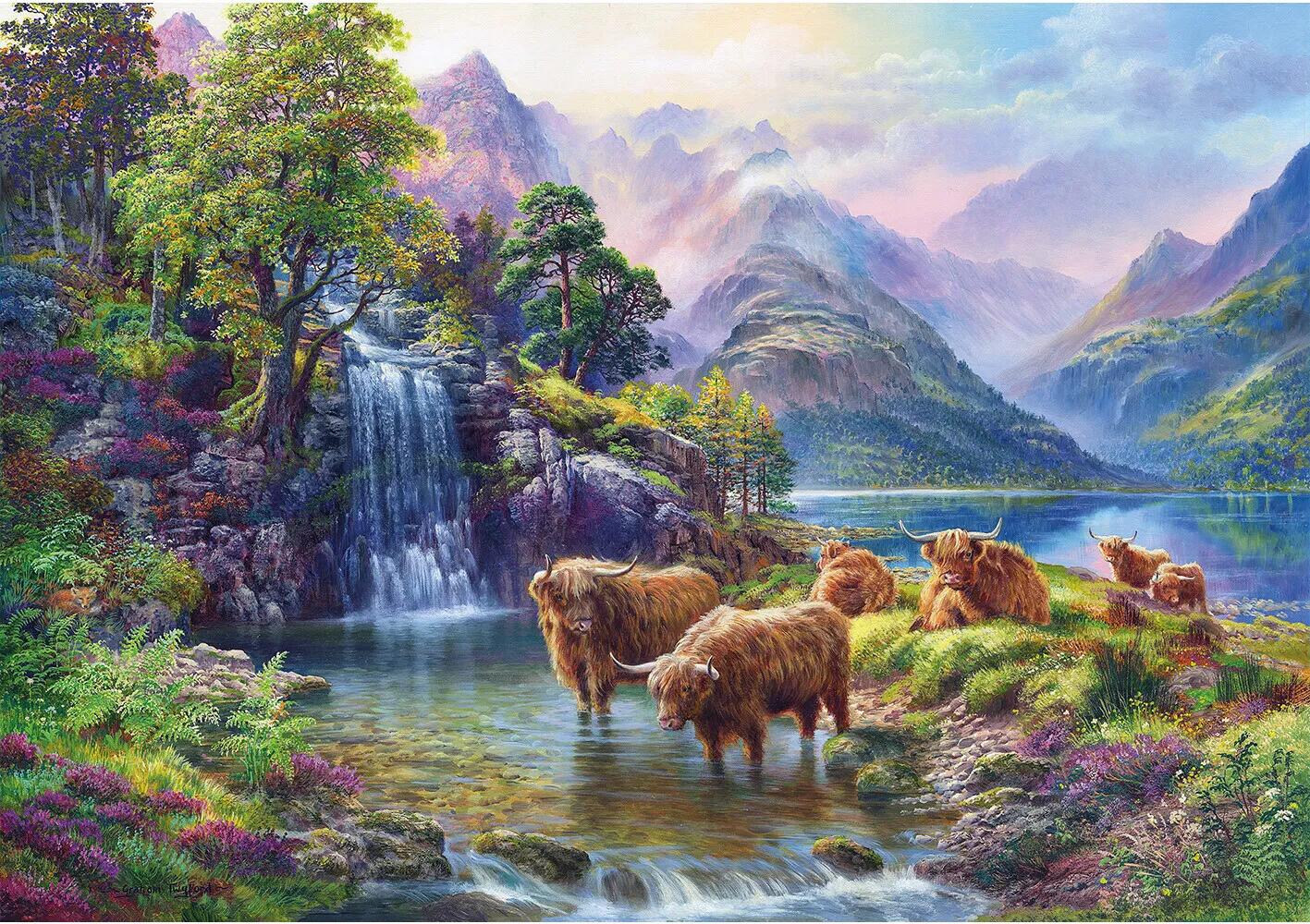 Wentworth Puzzles - Holzpuzzle / Highland Landscape / Wentworth Wentworth Puzzles - Holzpuzzle / Highland Landscape / Wentworth