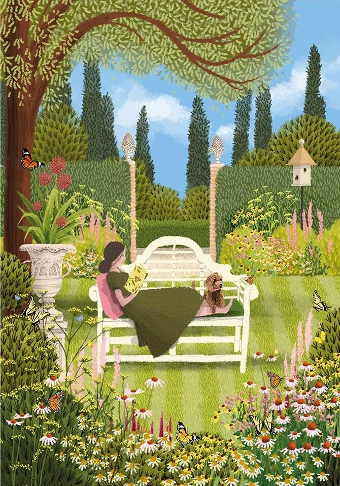 Wentworth Puzzles - Holzpuzzle / Peaceful Afternoon / Wentworth Wentworth Puzzles - Holzpuzzle / Peaceful Afternoon / Wentworth