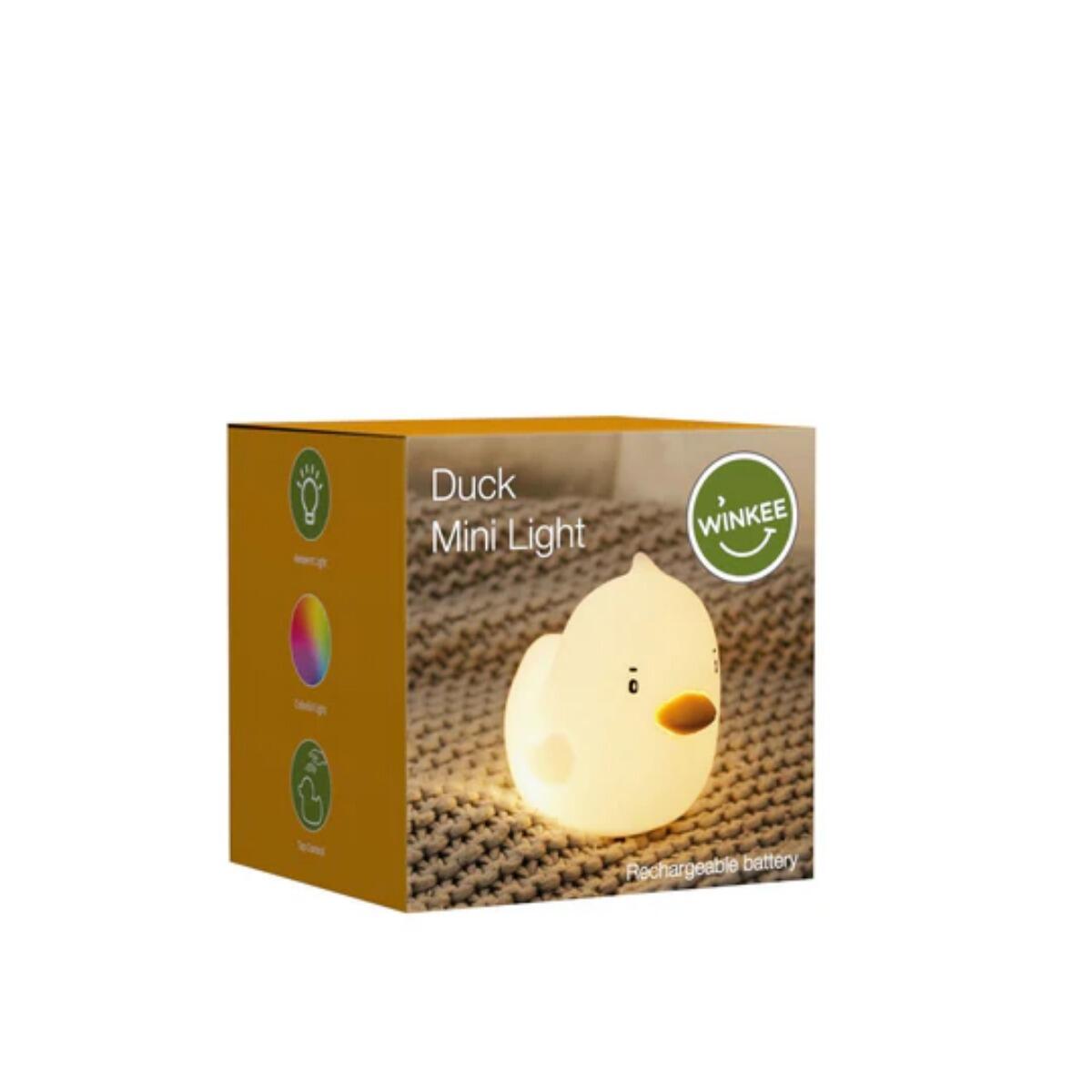 Winkee - Mini Nachtlicht Ente, USB aufladbar Winkee - Mini Nachtlicht Ente, USB aufladbar