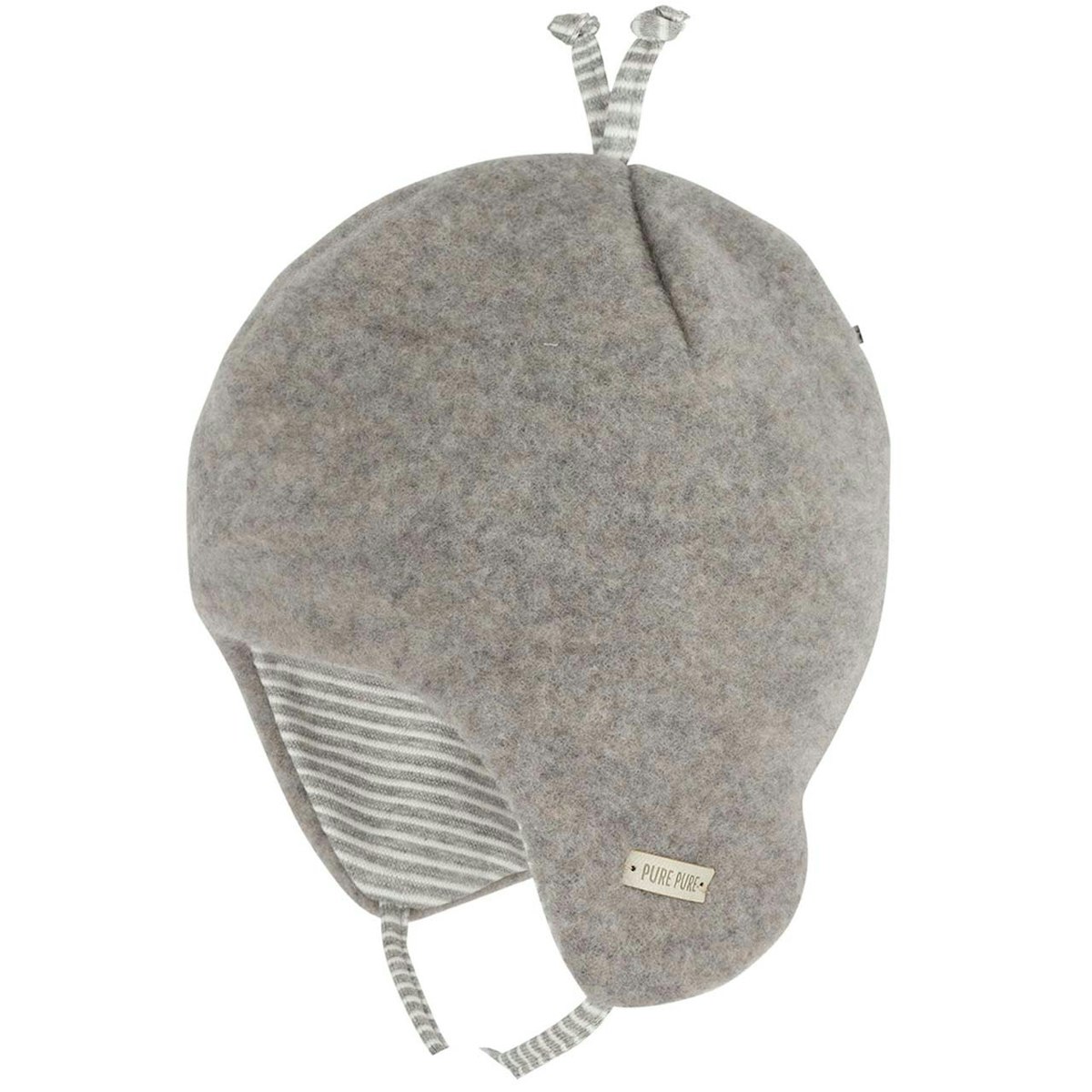 Wintermütze zum Binden grau 43/45 Wintermütze zum Binden grau 43/45