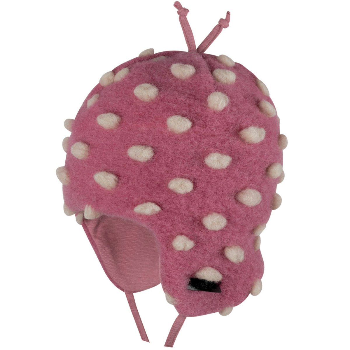 Wintermütze zum Binden rauchiges pink 45/47 Wintermütze zum Binden rauchiges pink 45/47