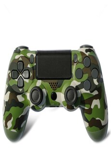 Wireless PS4 Controller for PlayStation Pro Slim and Standard - Green Camo