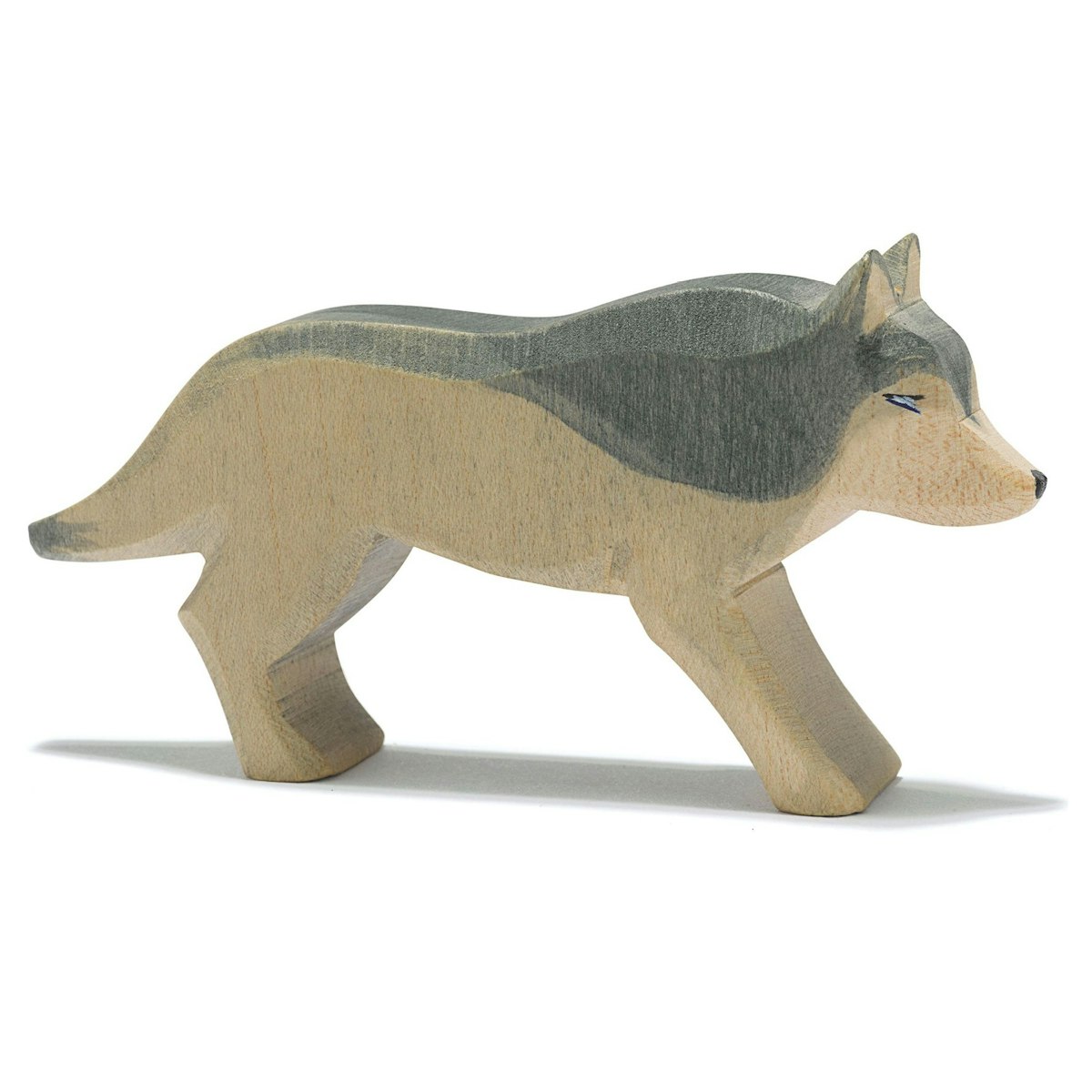Wolf laufend Holzfigur 6 cm Wolf laufend Holzfigur 6 cm