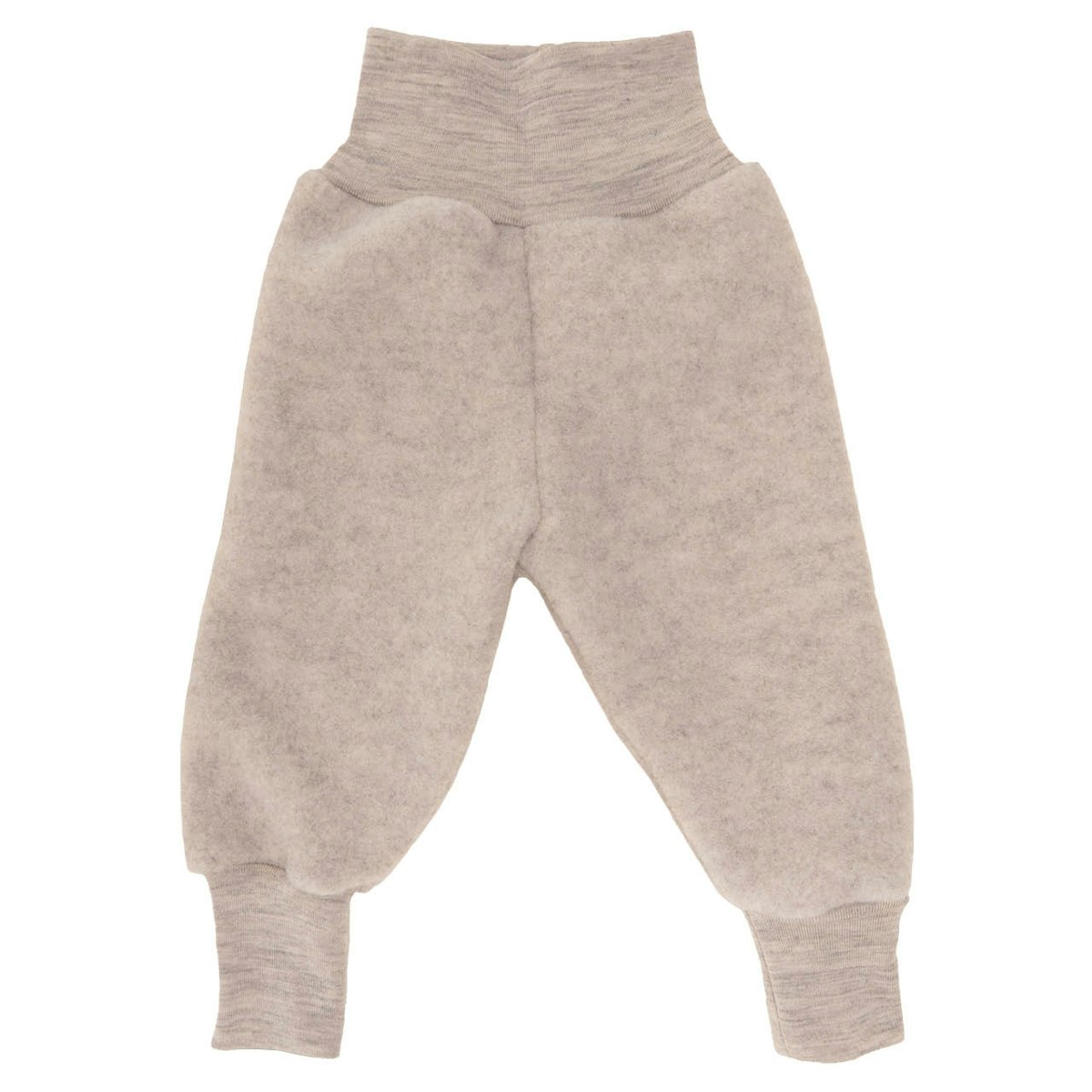 Woll Fleece Hose Softbund sand-melange 86/92 Woll Fleece Hose Softbund sand-melange 86/92