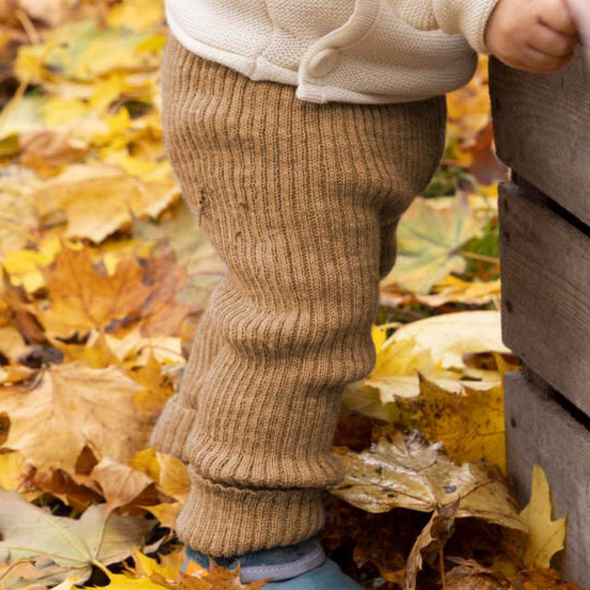 Woll Leggings karamell-braun warm und mitwachsend 110/116 Woll Leggings karamell-braun warm und mitwachsend 110/116