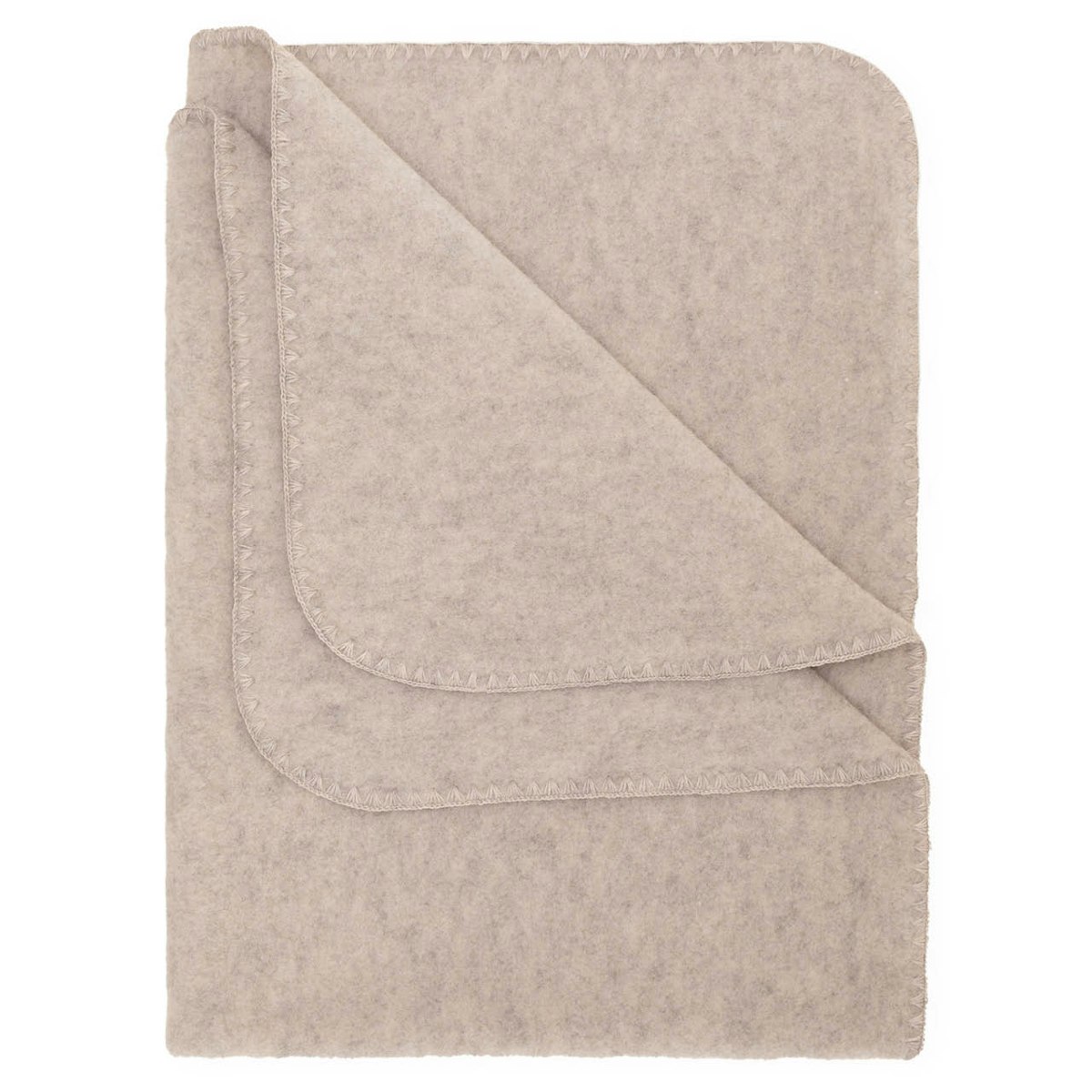 Wolle Babydecke engel sand melange Wolle Babydecke engel sand melange