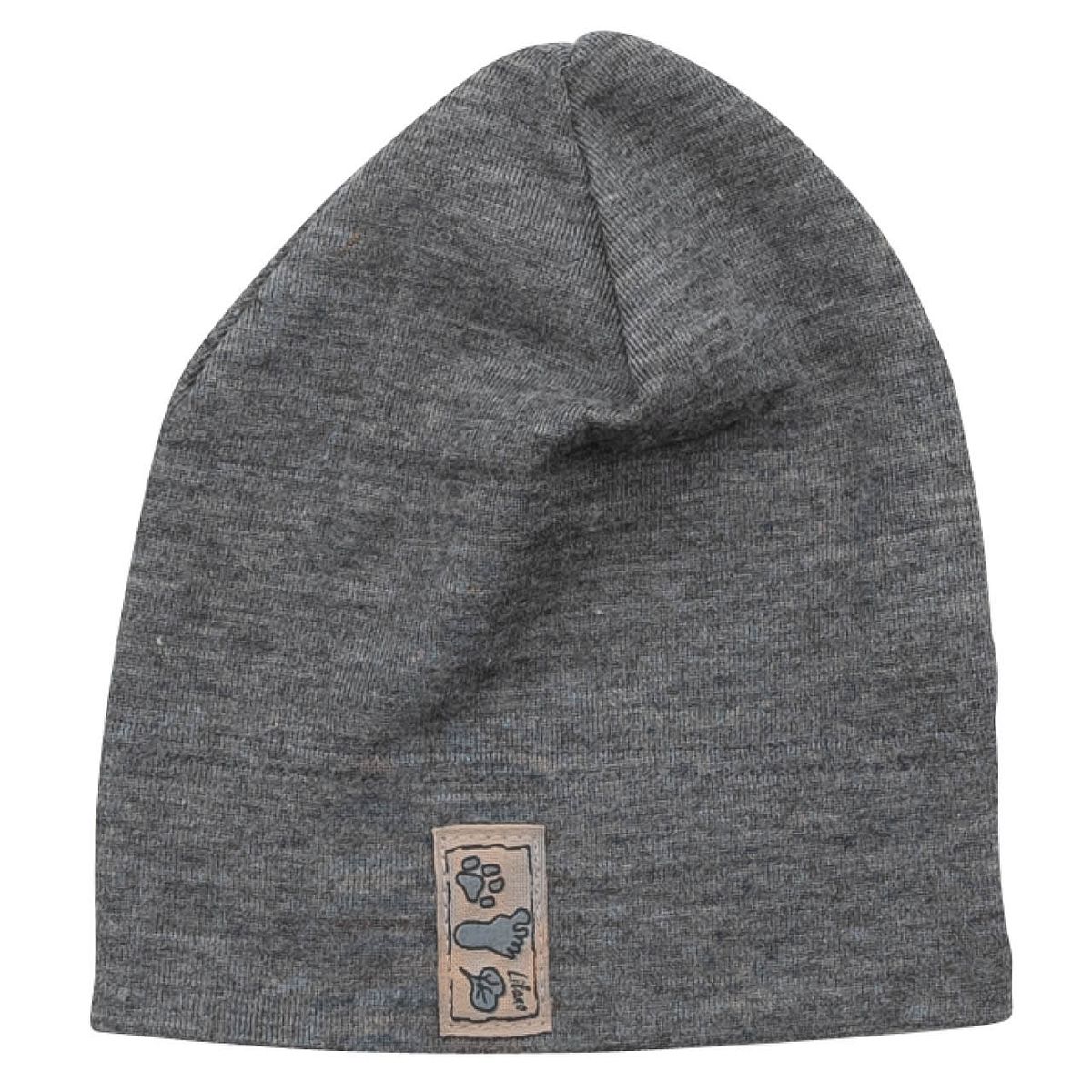 Wolle Seide Beanie grau 98/104 Wolle Seide Beanie grau 98/104