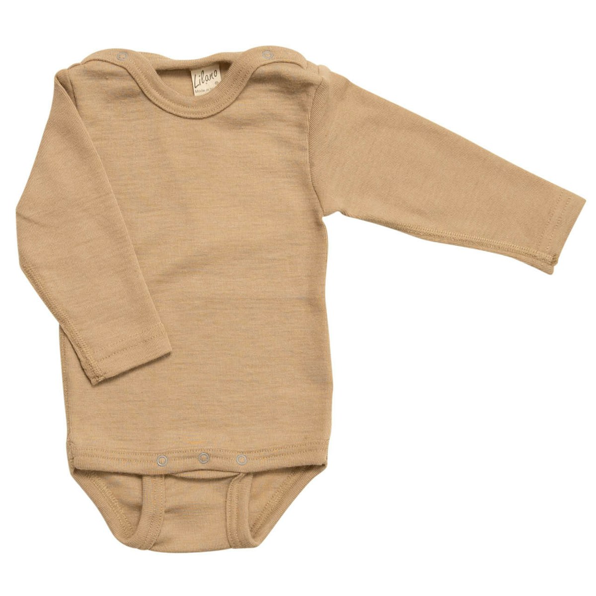 Wolle Seide Body langarm sand 56 Wolle Seide Body langarm sand 56